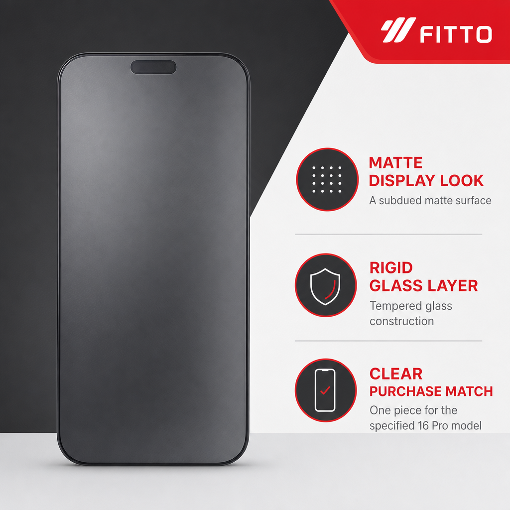 120 Pieces 5D Matte Tempered Glass Screen Protectors for 16 Pro, Anti-Static, Single Piece
