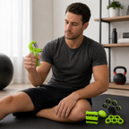 72 Pieces Hand Grip Strengthener Exercise Set for Hands and Forearms with Multi-Tool Training Components