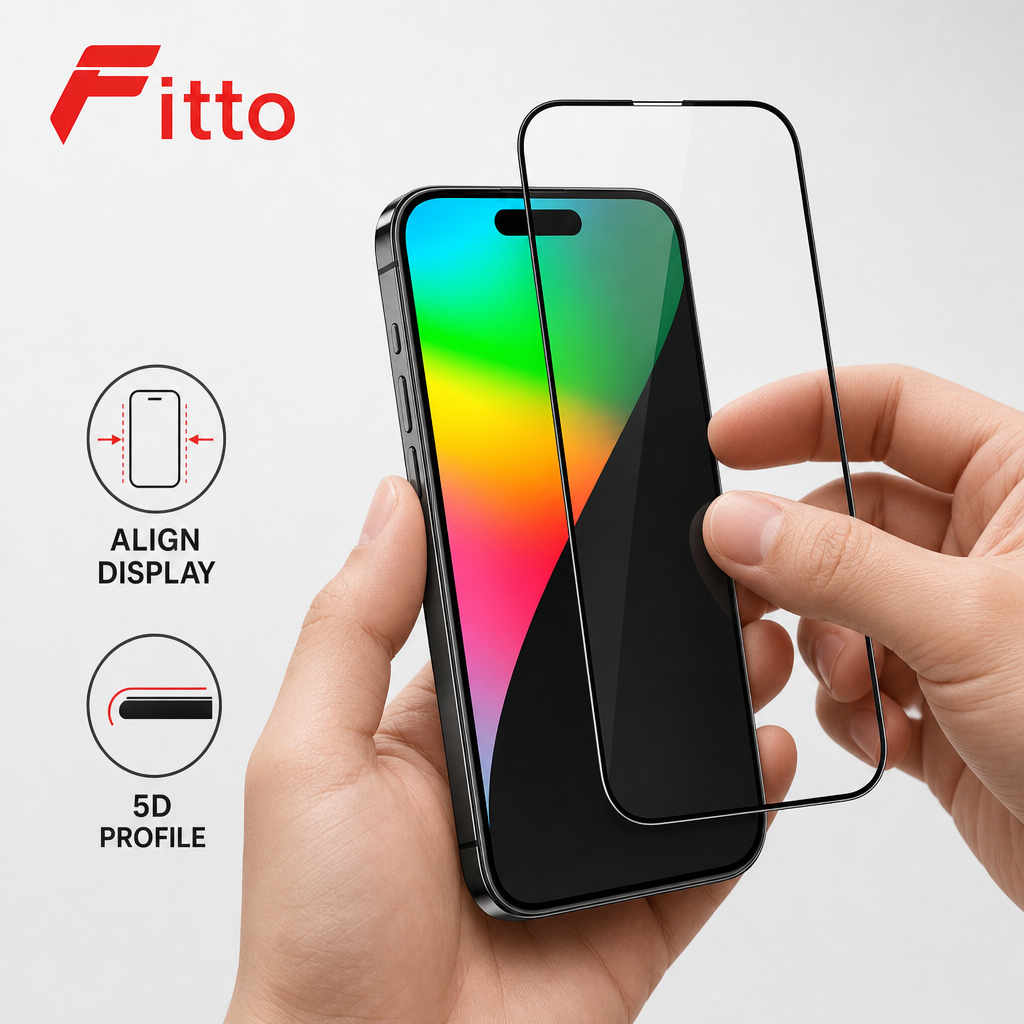 96 Pieces Tempered Glass Screen Protectors for Compatible Smartphone, 5D ESD Anti-Static Design, 1 Pack