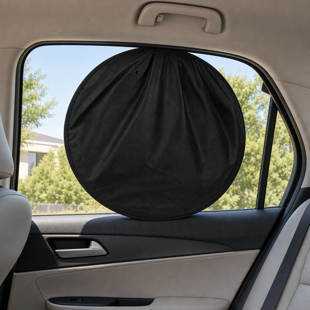96 Pieces Foldable Car Window Sun Shade, Black, 100 x 50 cm, Single Piece