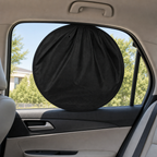 96 Pieces Foldable Car Window Sun Shade, Black, 100 x 50 cm, Single Piece