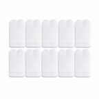 120 Pieces Adhesive Foot Pads, White, 10 Pads