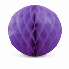 240 Pieces Paper Honeycomb Ball Decoration, Purple, 30 cm, 1 Piece