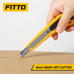 144 Pieces Snap-Off Utility Cutter, 9mm, Yellow and Grey, 1 Piece