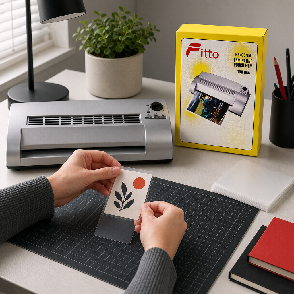 240 Pieces Laminating Pouch Films, 65 x 95 mm, 100-Pack for Document and Photo Projects