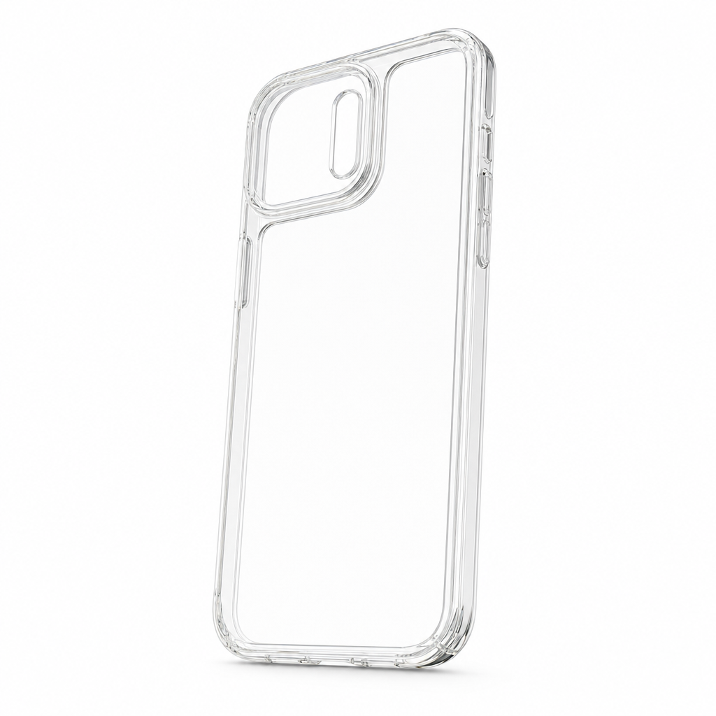 144 Pieces Crystal Clear Transparent Phone Cases with Raised Camera Frame for iPhone 17 Pro