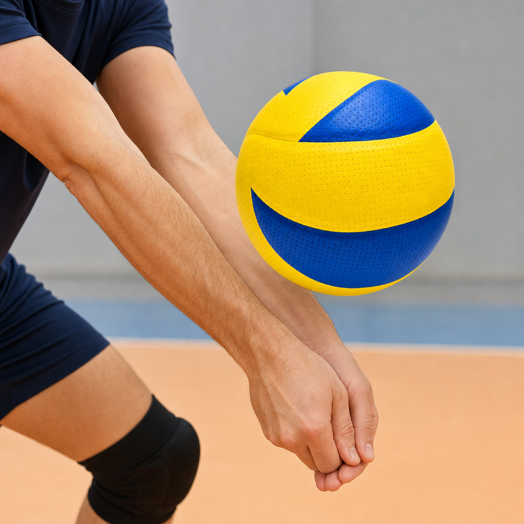 72 Pieces Soft Touch Volleyball, Yellow and Blue, 22 cm