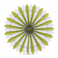 240 Pieces Green Paper Honeycomb Fan Decoration, 40 cm, 1 Piece