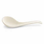 144 Pieces Serving Spoon, White, 18 cm