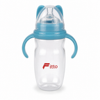 120 Pieces Feeding Bottle 330 ml with Handles and Protective Cap, Single Piece, Assorted Colour