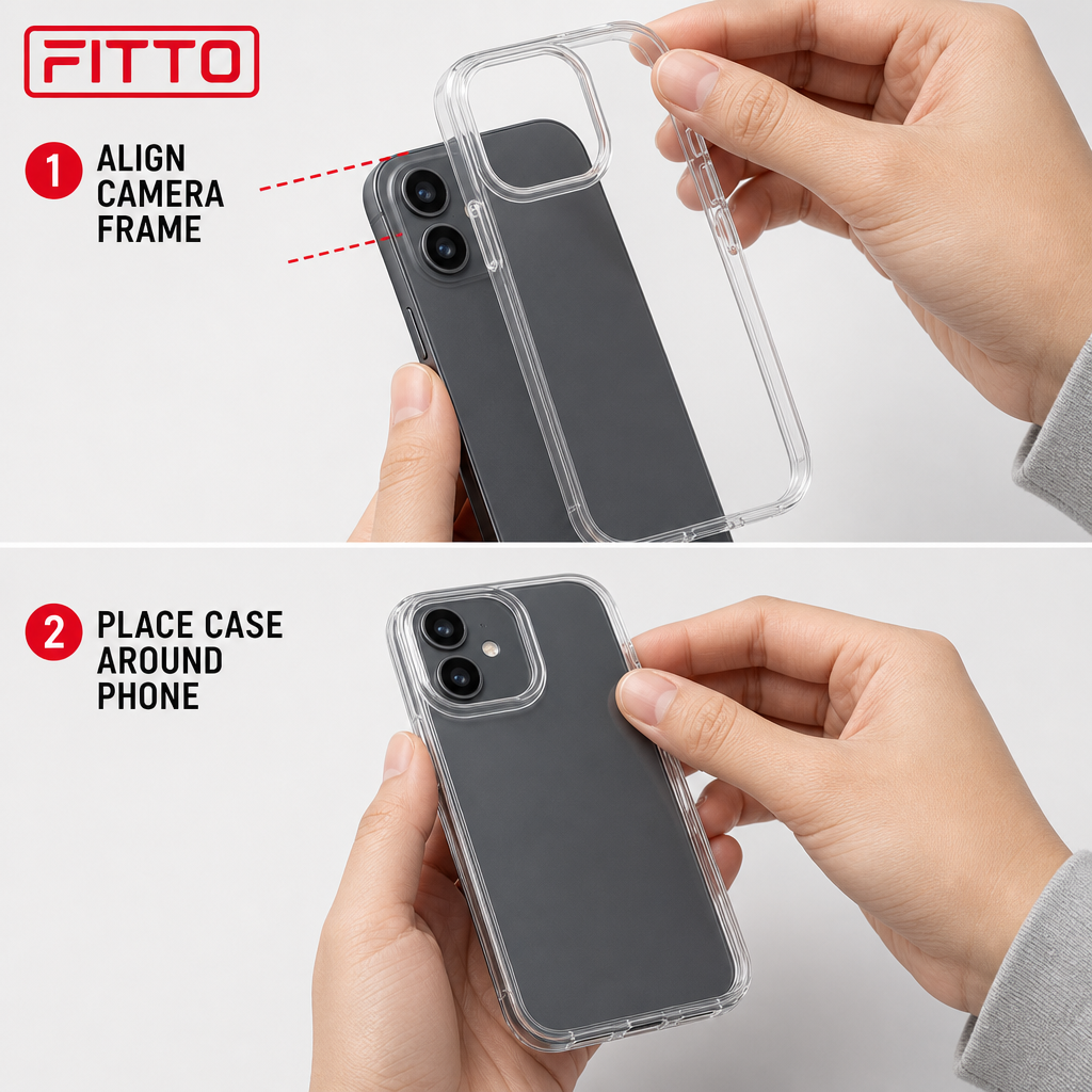 144 Pieces Crystal Clear Phone Cases with Raised Camera Frame, Single Transparent Cover for Compatible Smartphone
