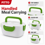 96 Pieces Electronic Lunch Box, Green, 22 x 20 x 15 cm