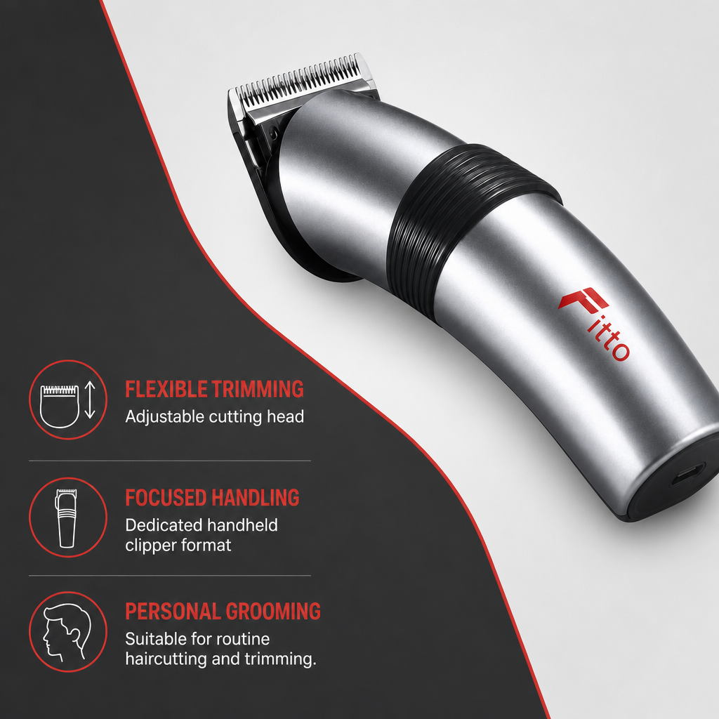 72 Pieces Electric Hair Clipper with Adjustable Cutting Head, Silver and Black, 1 Piece