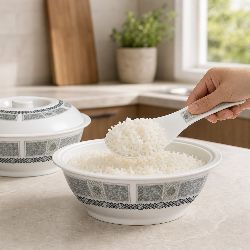 144 Pieces Melamine Rice Ladle, 30 cm, Single Cooking Utensils