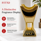 72 Pieces Decorative Incense Burner Stand, Ornate 11-Inch Bakhoor Holder for Home Fragrance Display