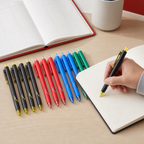72 Pieces Gel Pens 0.7mm, Retractable Writing Pens, 12 Pieces, Multicolor Set for School Office Notes