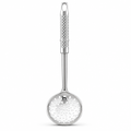 120 Pieces Silver Stainless Steel Skimmer Spoon, Perforated Kitchen Strainers, 35 x 8 cm, 1 Piece