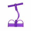96 Pieces Pull Reducer Resistance Exerciser with Foot Pedals and Handles, Purple, 1 Piece