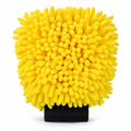 96 Pieces Car Wash Mitt, 2-in-1 Microfiber Cleaning Glove, Yellow, 25 x 18 x 7 cm