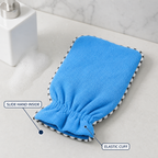 144 Pieces Exfoliating Bath Mitts, Assorted Colour, 1 Piece, Elastic Wrist Cuff, 25 x 18 cm