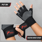 72 Pieces Gym Gloves with Wrist Support for Weight Lifting and Fitness Training