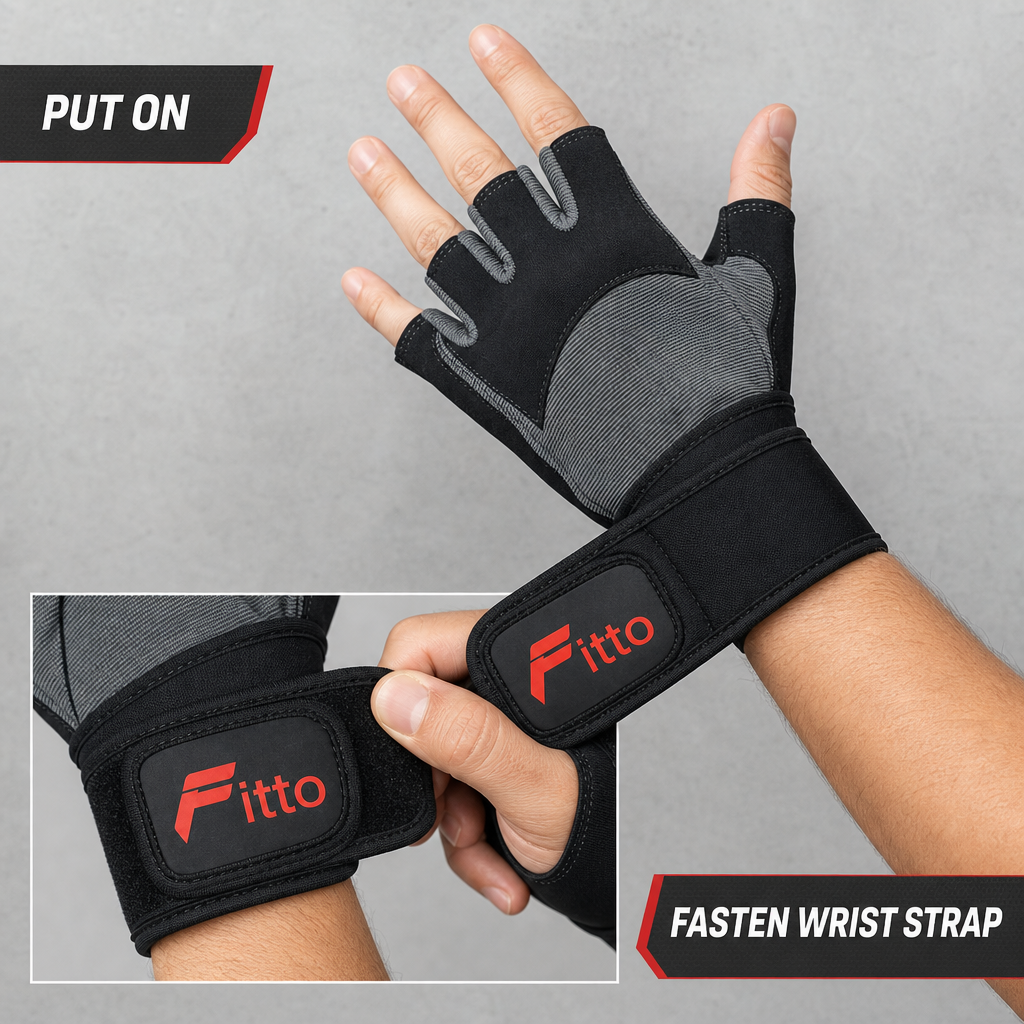 72 Pieces Gym Gloves with Wrist Support for Weight Lifting and Fitness Training