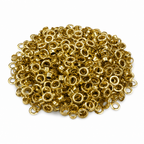 120 Pieces Gold Colour 4.8 mm Eyelets, 250 Pieces for Craft and Paper Projects
