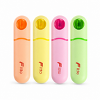 96 Pieces Astronaut Highlighter Markers, Neon Orange Yellow Pink Green, 4-Pack