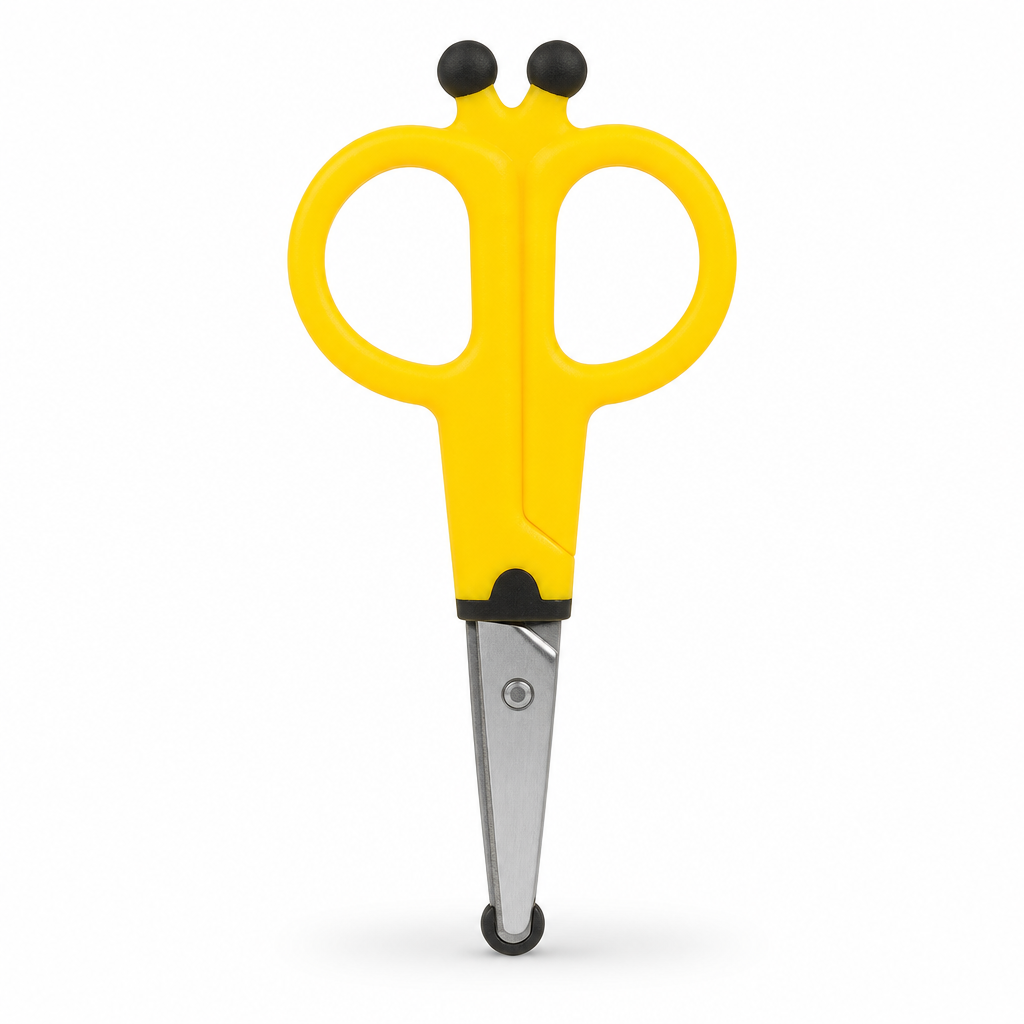 240 Pieces Animal-Shaped Scissors, 5 Inch, Yellow and Black, Single Piece