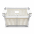 96 Pieces Refrigerator Drain Baskets with Adjustable Compartment 26 x 15 x 12 cm