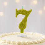240 Pieces Sparkling Number 7 Cake Candle, Assorted Colour, 3 in, 1 Piece