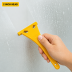 144 Pieces 2 Inch Plastic Window Scrapers, Yellow, 1 Piece