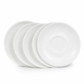 96 Pieces Opal Glass Saucer, 5.8 Inch, White, 6-Piece Pack