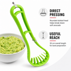 144 Pieces Green Avocado Masher with Long Handle, Food Preparation Tool, 1 Piece