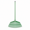 96 Pieces Wide Plastic Leaf Rake, 152 cm Overall, Green, 1 Piece