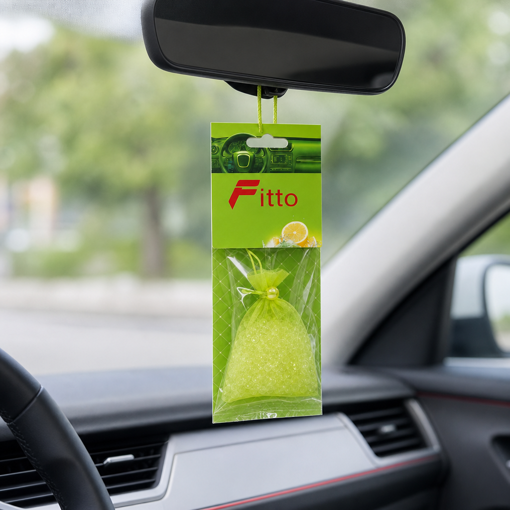 120 Pieces Car Air Fresheners, Lemon Scent, Hanging Fresh Bag, Green, 20 x 9 x 4 cm