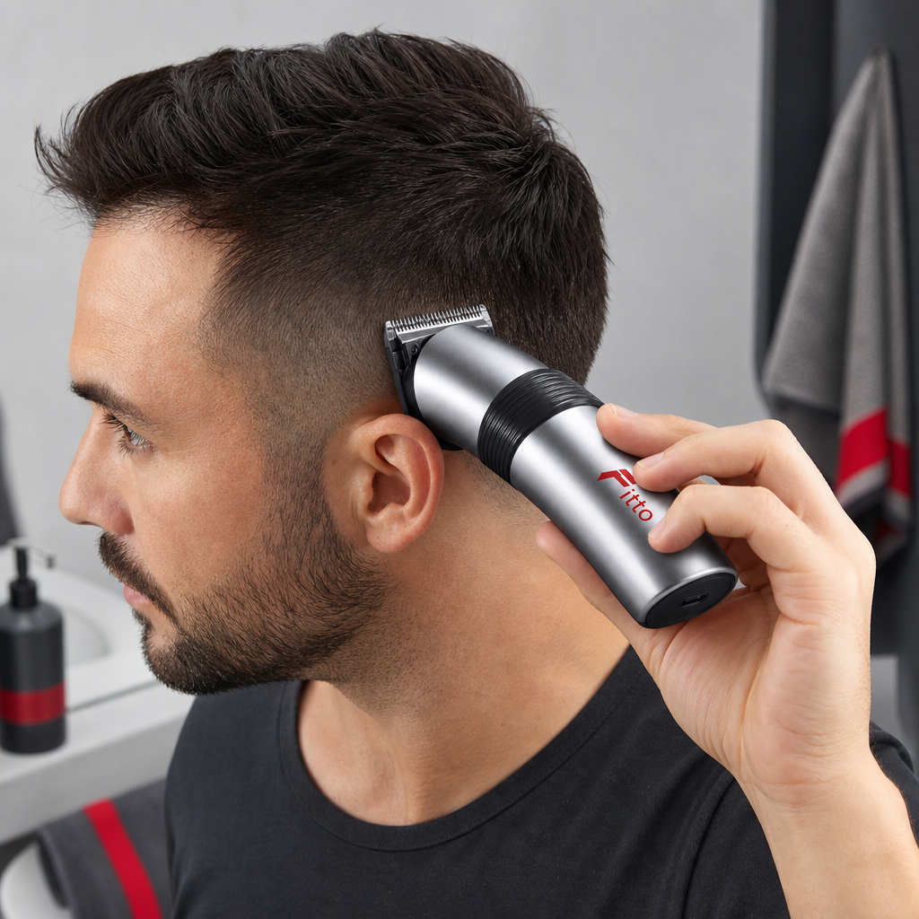 72 Pieces Electric Hair Clipper with Adjustable Cutting Head, Silver and Black, 1 Piece