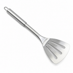 96 Pieces Stainless Steel Slotted Turner, 34 cm, Silver