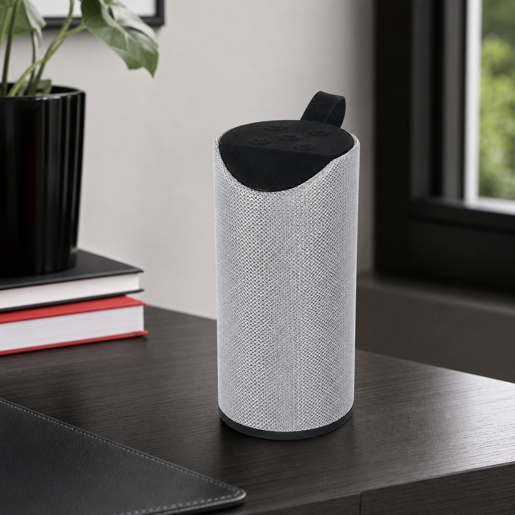 96 Pieces Portable Wireless Speaker with Fabric Mesh Front and Carry Loop, 18 x 9 x 9 cm