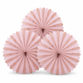 240 Pieces Pink Paper Honeycomb Fan Decorations, 16 cm, 3 Pieces