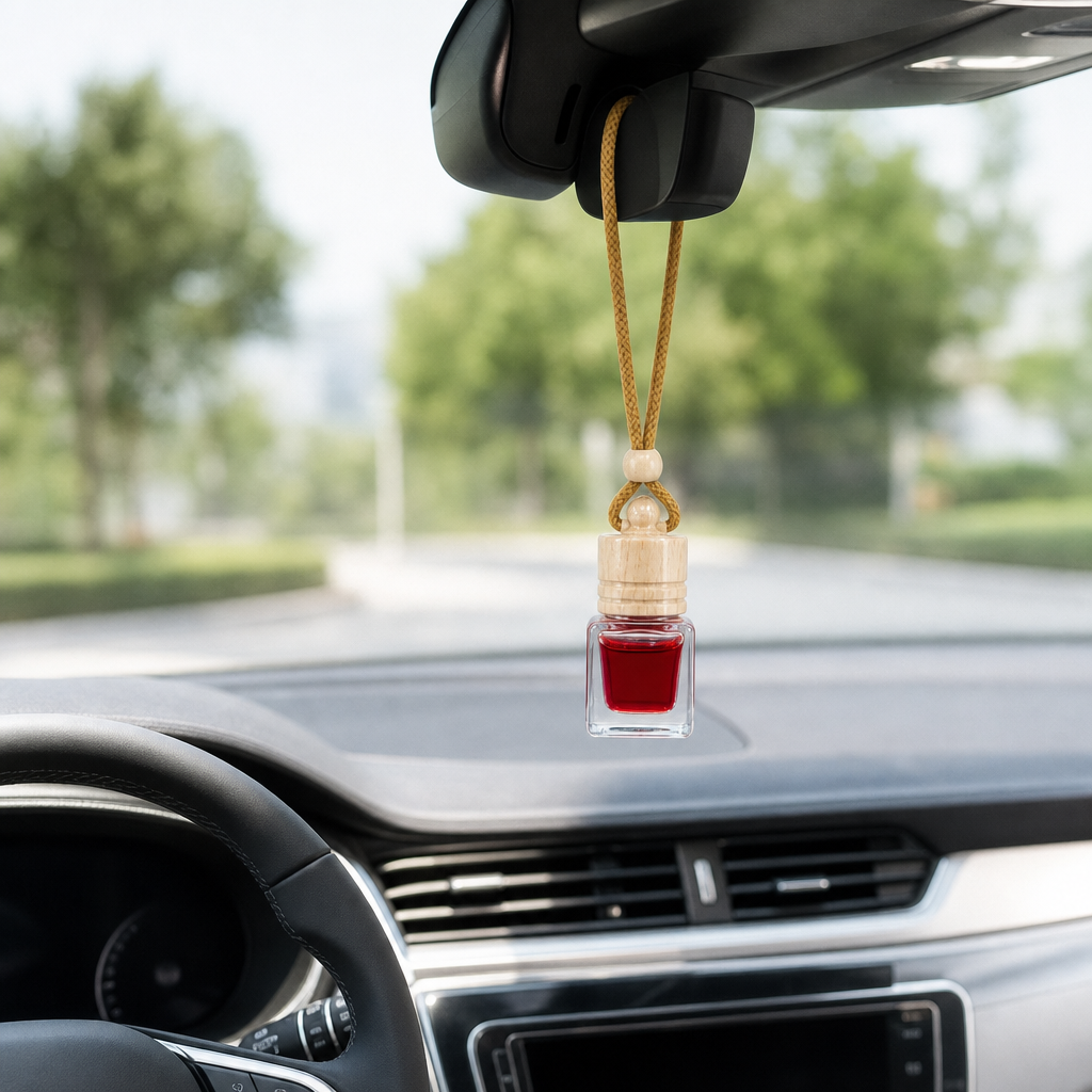 96 Pieces Hanging Bottle Car Air Fresheners, Cherry Scent, Single Unit