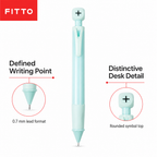 60 Pieces Mechanical Pencil with Symbol Top, 0.7 mm Lead Format, Pastel Colour, 13.2 cm