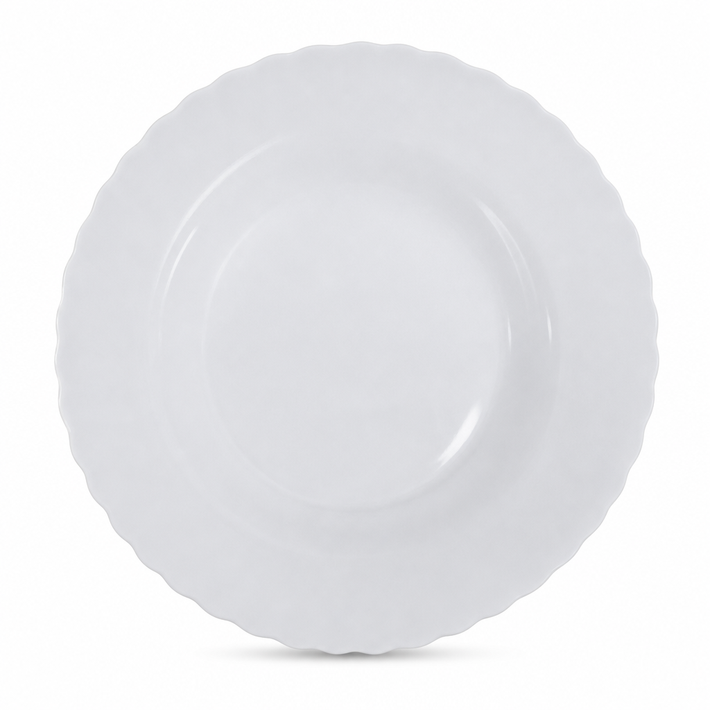 144 Pieces Dessert Plate, 7.5 Inch Round Tablewares, White