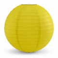 144 Pieces Yellow Paper Wire Lantern, 25 cm, Round Party Decorations, 1 Piece