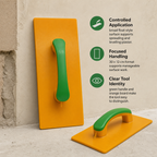 120 Pieces Plastering Float Trowels, 30 x 12 cm, Green and Orange, 1 Piece
