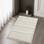 48 Pieces Pearl Velvet Prayer Mats, Turkish Style Decorative Pattern, Single Foldable Mat