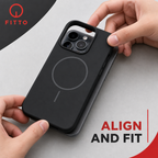 120 Pieces Silicone Magnetic Phone Cases with Raised Camera Protection, Black, for 15 Pro Max