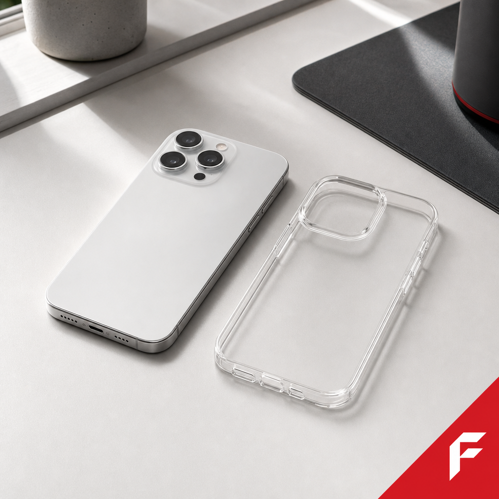 144 Pieces Transparent Phone Cases with Raised Camera Frame for 16-Series Smartphone, Single Clear Cover