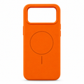 120 Pieces Silicone Magnetic Phone Cases with Raised Camera Protection, Orange