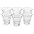 96 Pieces Glass Tumbler Set, 230 ml Clear Drinking Glasses, 6 Pieces